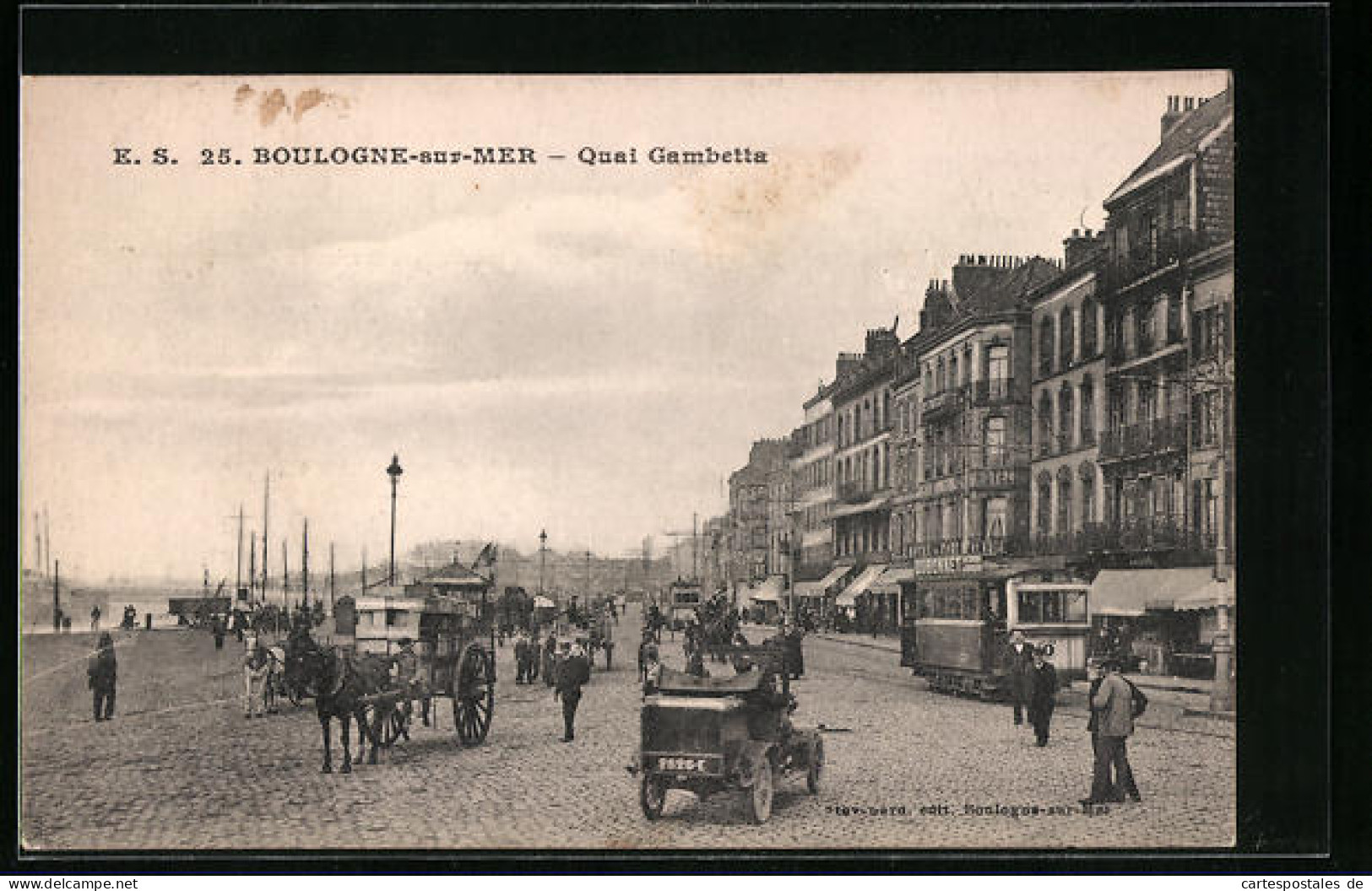 CPA Boulogne-sur-Mer, Quai Gambetta  - Boulogne Sur Mer