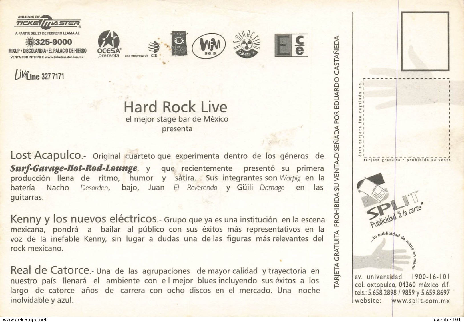 CPSM Publicité-Hard Rock Live      L2863 - Publicité