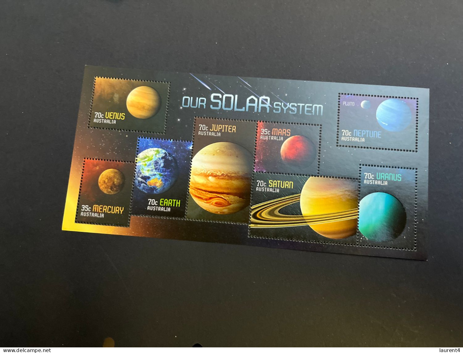 20-4-2024 (stamp) Mint (neuve) Mini-sheet - Australia - Our Solar System - Blokken & Velletjes