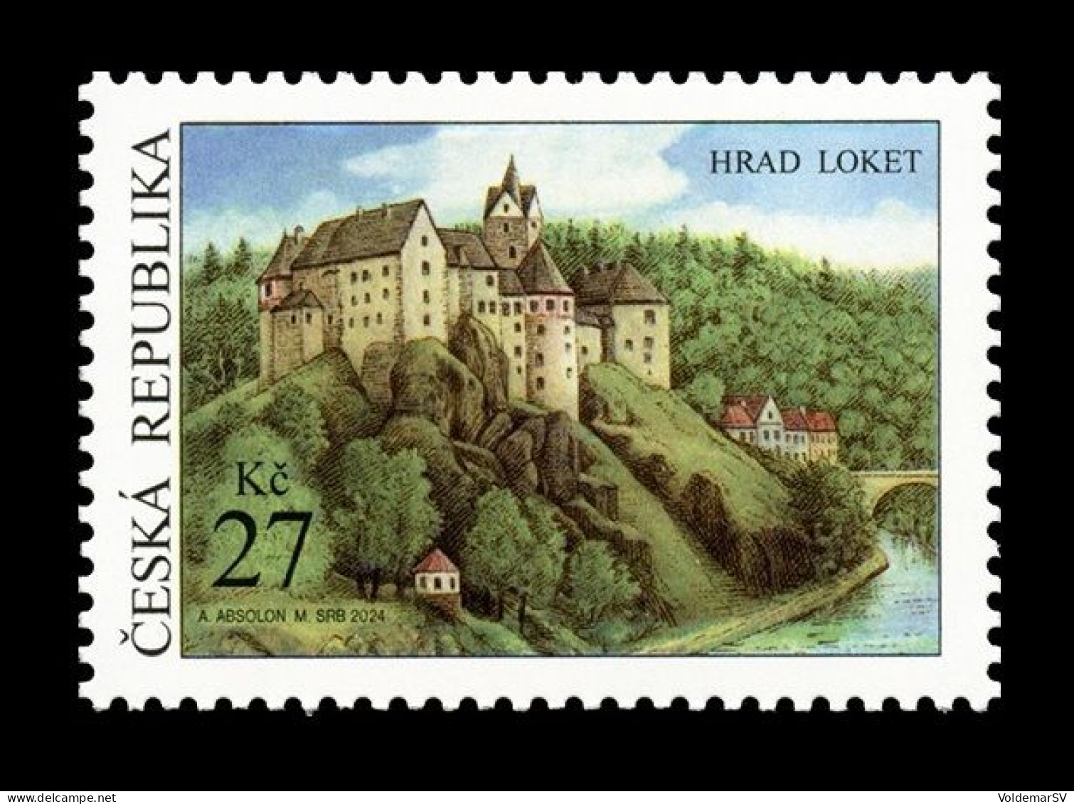 Czech Republic 2024 Mih. 1250 Loket Castle MNH ** - Unused Stamps