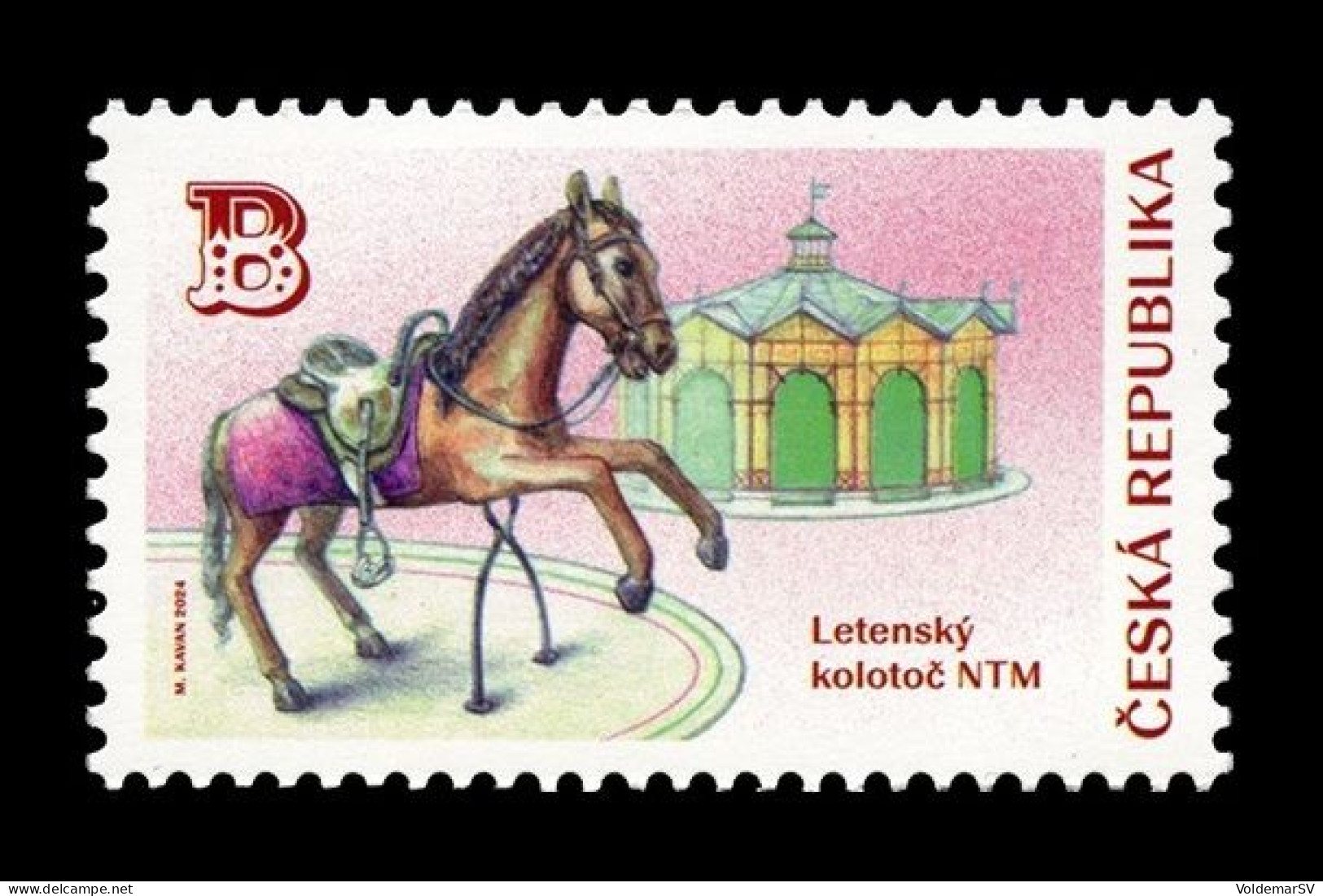 Czech Republic 2024 Mih. 1251 Letna Carousel. Horse MNH ** - Ungebraucht