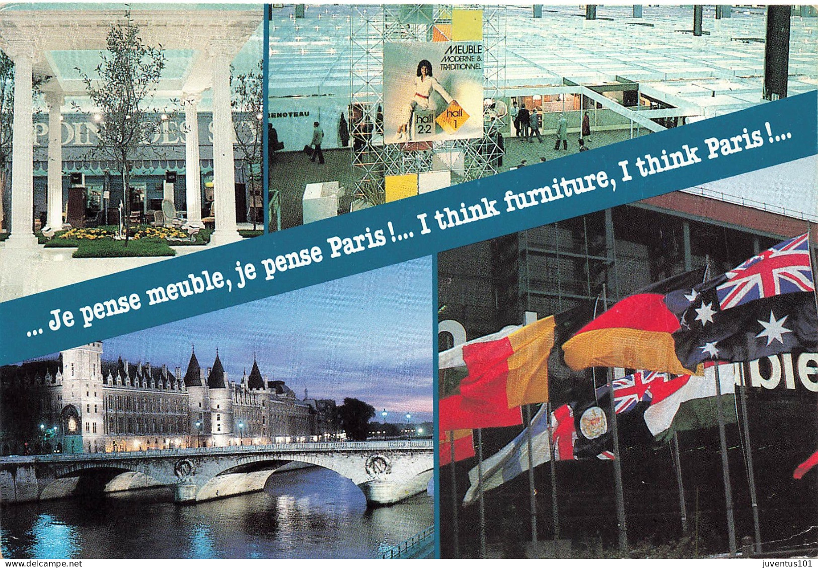 CPSM Publicité-Je Pense Meuble, Je Pense Paris      L2863 - Advertising