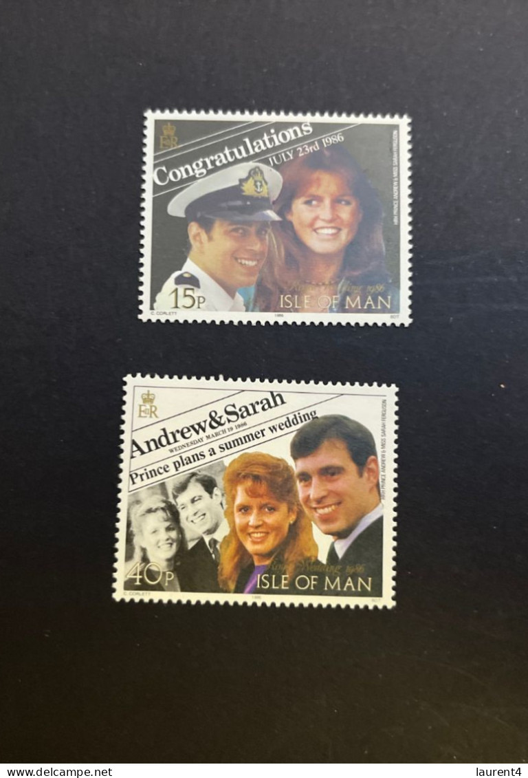 20-4-2024 (stamp) Mint - Isle Of Man - Royal Wedding 1986 - Königshäuser, Adel