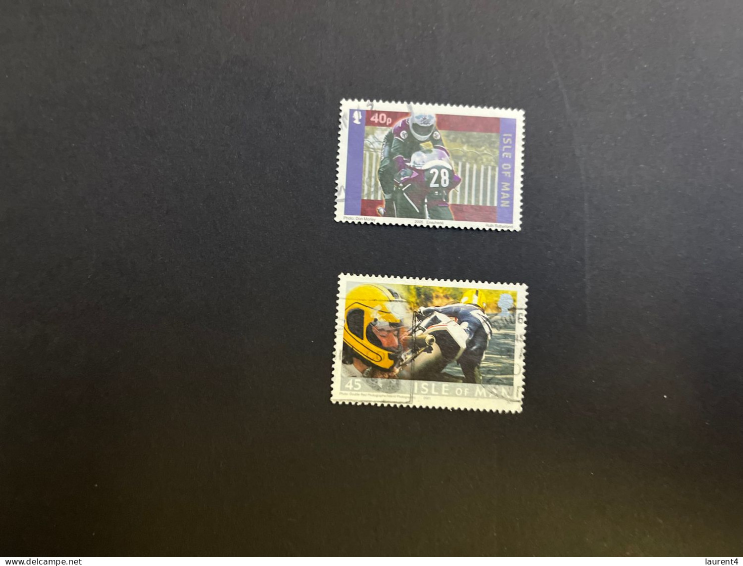 20-4-2024 (stamp) Used - Isle Of Man - Moto Racing - Königshäuser, Adel