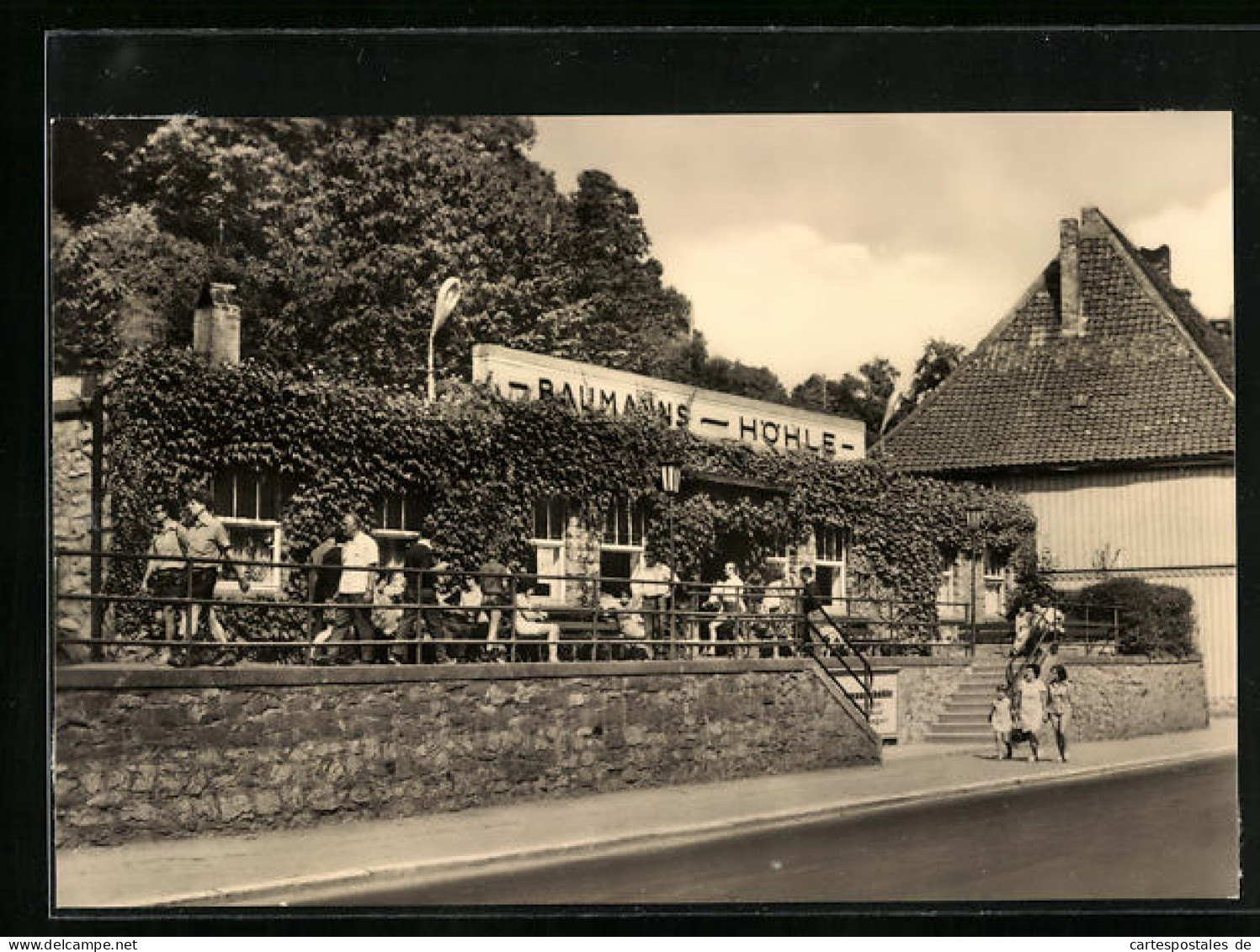 AK Rübeland /Harz, Eingang Zur Baumanns-Höhle  - Autres & Non Classés