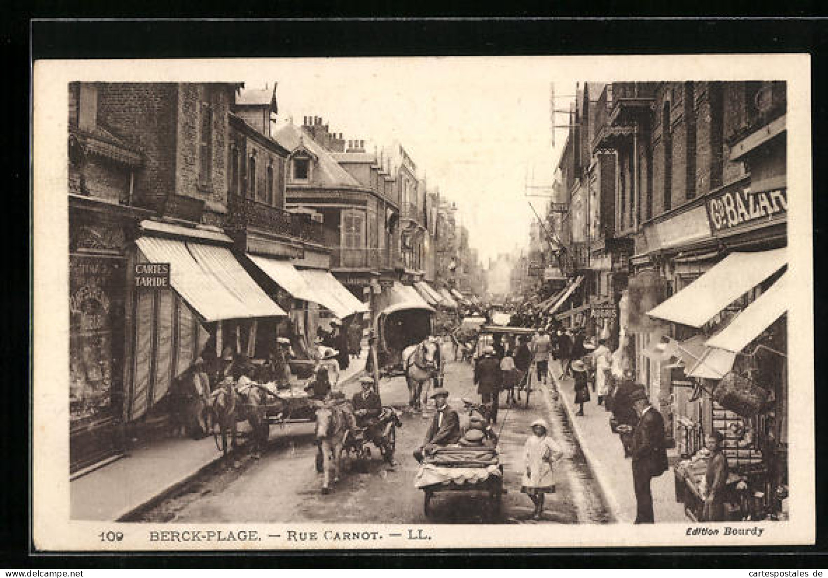 CPA Berck-Plage, Rue Carnot  - Berck