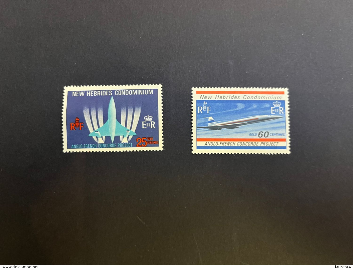 20-4-2024 (stamp) Mint - Concorde Aircraft - New Hebrides - Concorde