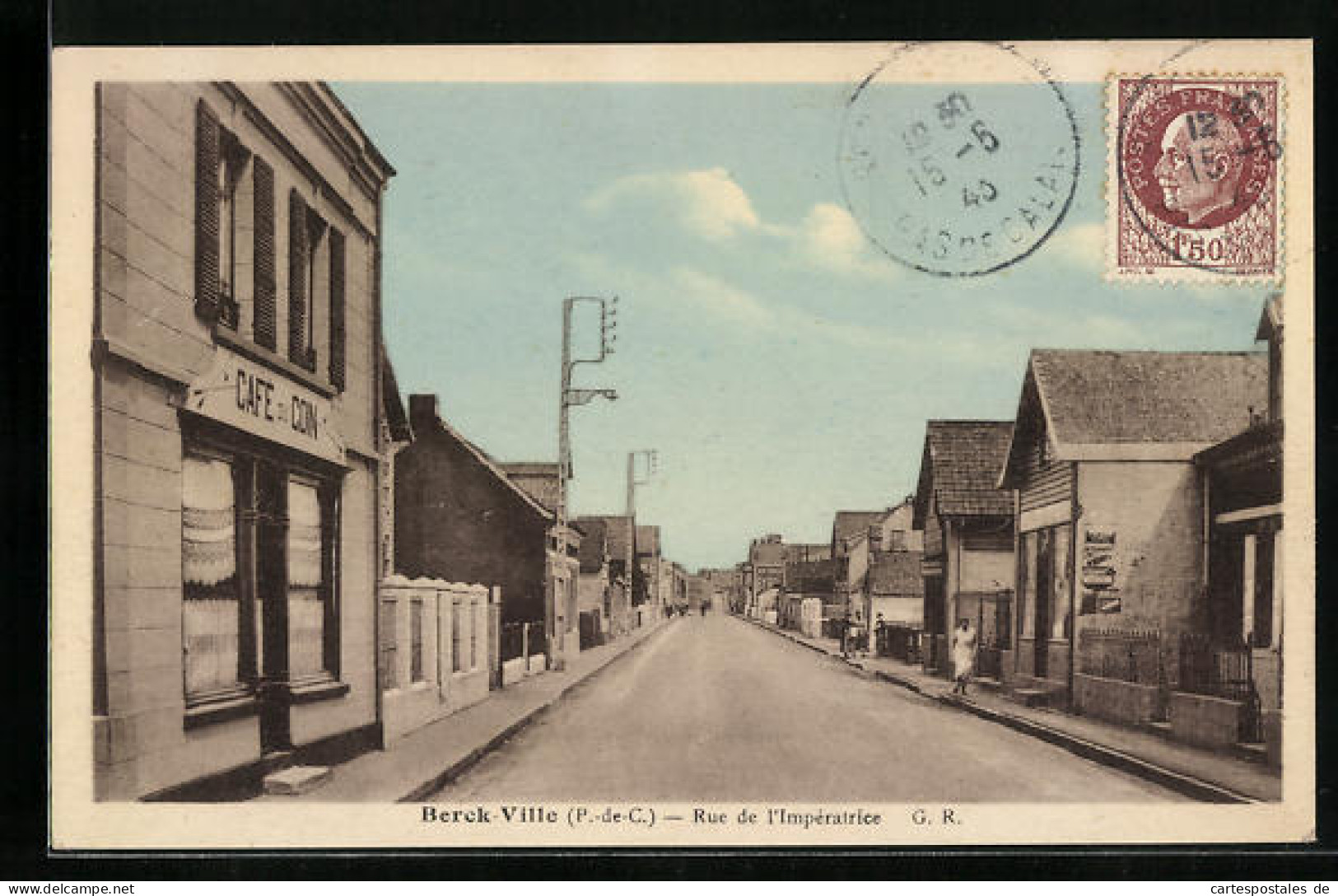 CPA Berck-Ville, Rue De L`Impératrice  - Berck