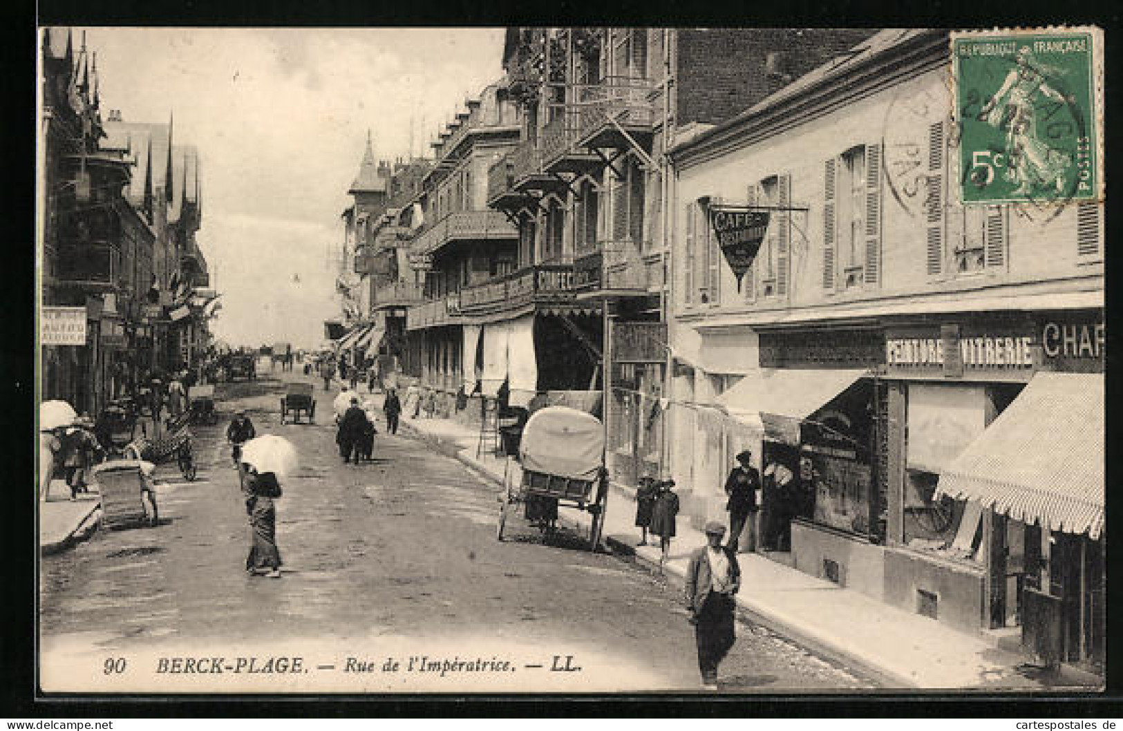 CPA Berck-Plage, Rue De L`Impératrice  - Berck