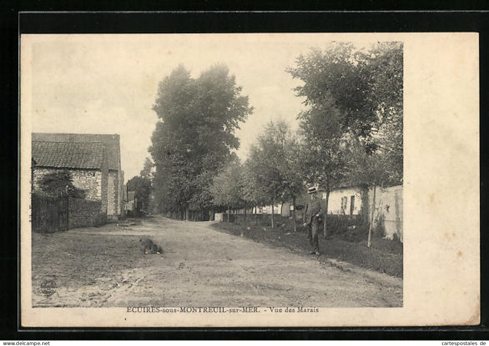 CPA Ecuires-sous-Montreuil-sur-Mer, Vue Des Marais  - Montreuil