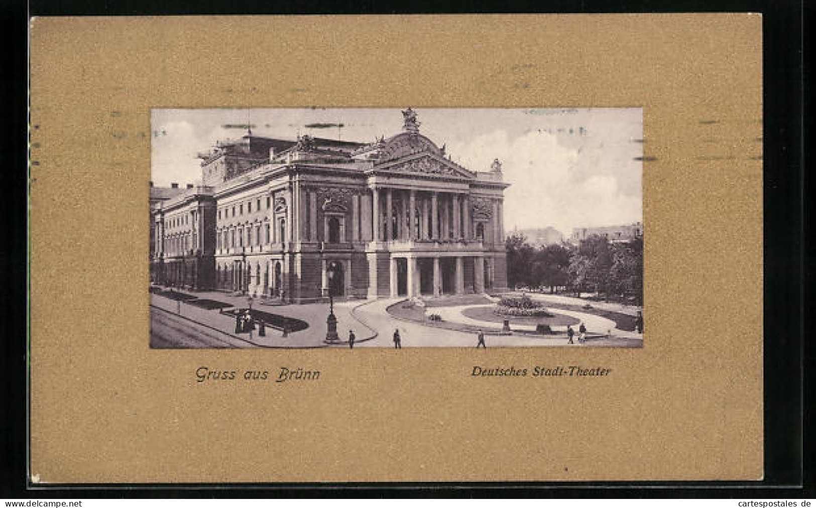 AK Brünn / Brno, Deutsches Stadt-Theater  - Czech Republic