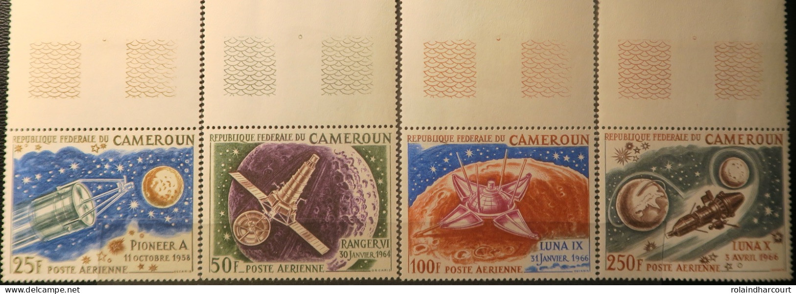 R2253/698 - CAMEROUN - 1967 - POSTE AERIENNE - SERIE COMPLETE - N°95 à 98 NEUFS** BdF - Camerun (1960-...)