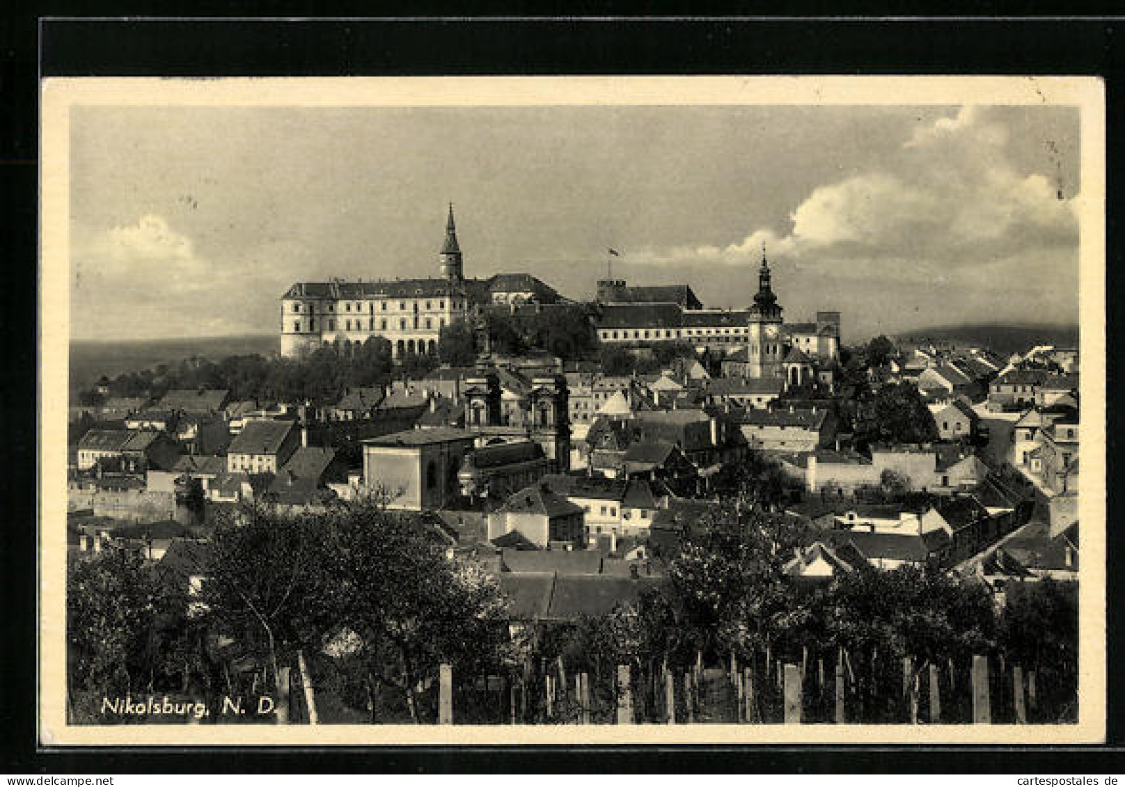 AK Nikolsburg, Schloss Im Zentrum  - Tchéquie