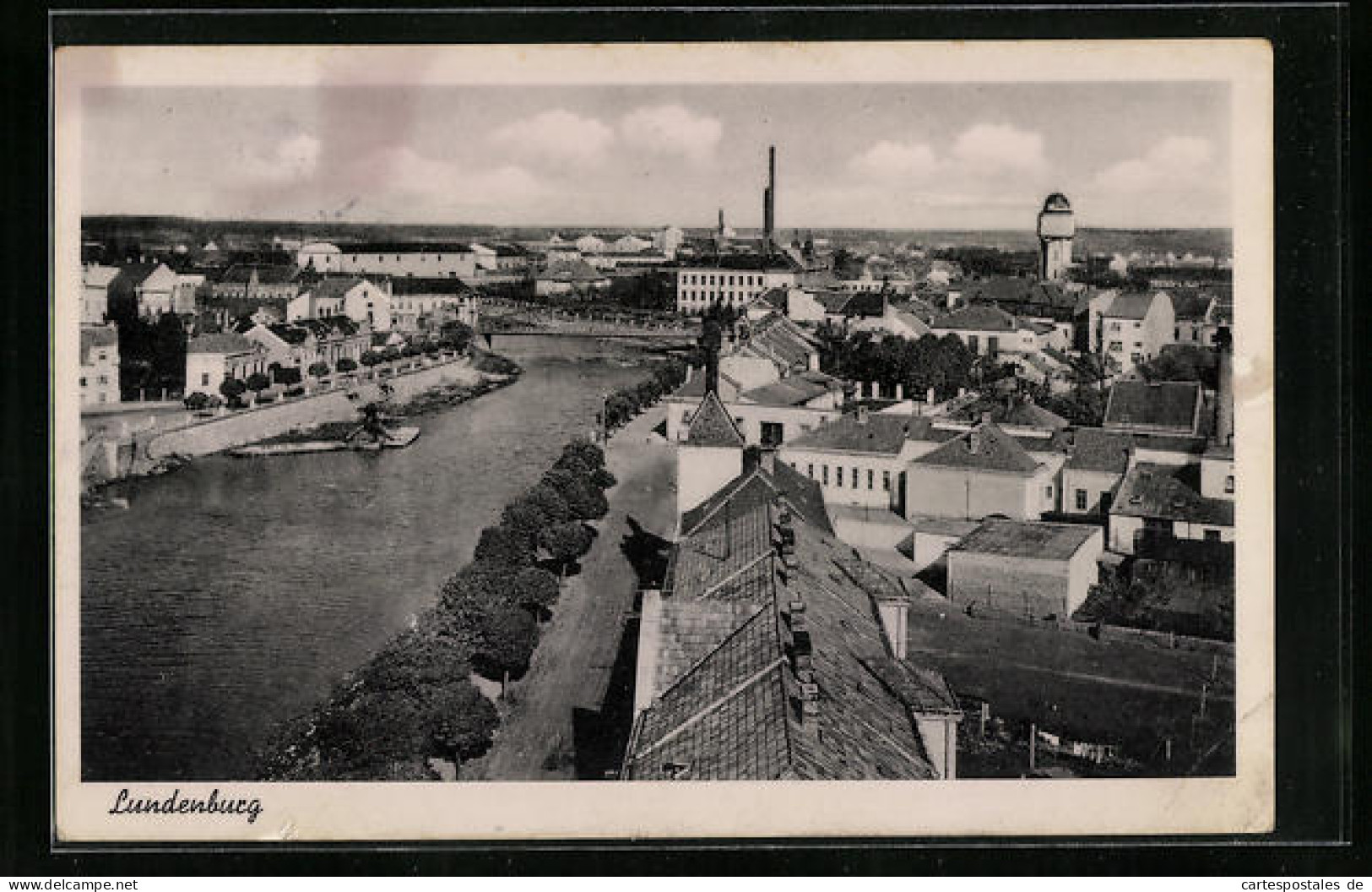 AK Lundenburg, Blick über Die Dächer  - Tschechische Republik