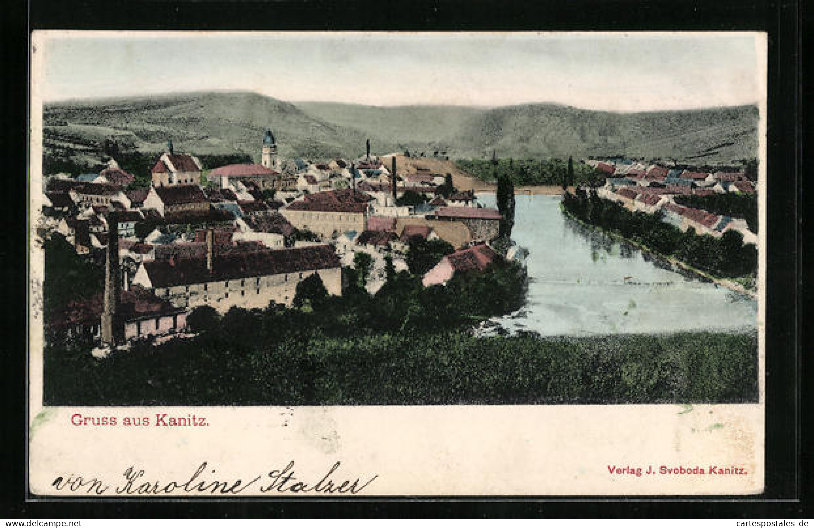 AK Kanitz, Panorama  - República Checa
