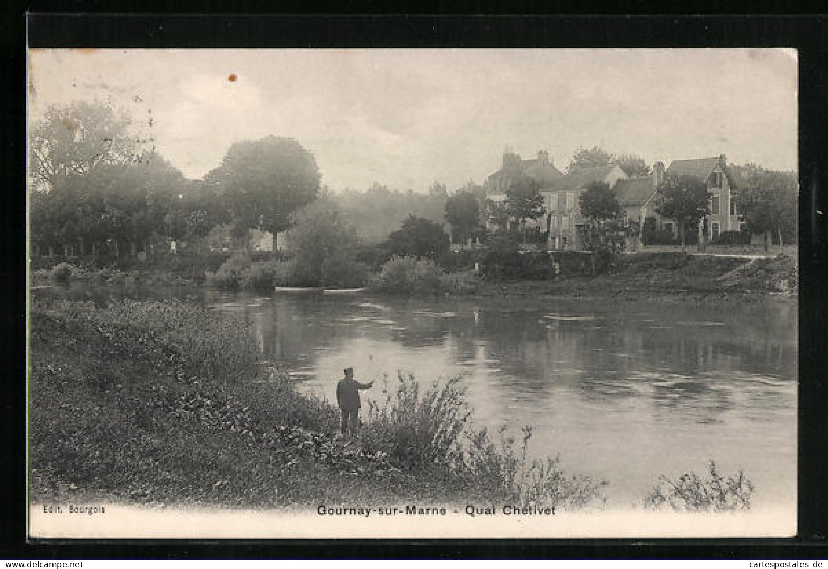 CPA Gournay-sur-Marne, Quai Chetivet  - Gournay Sur Marne