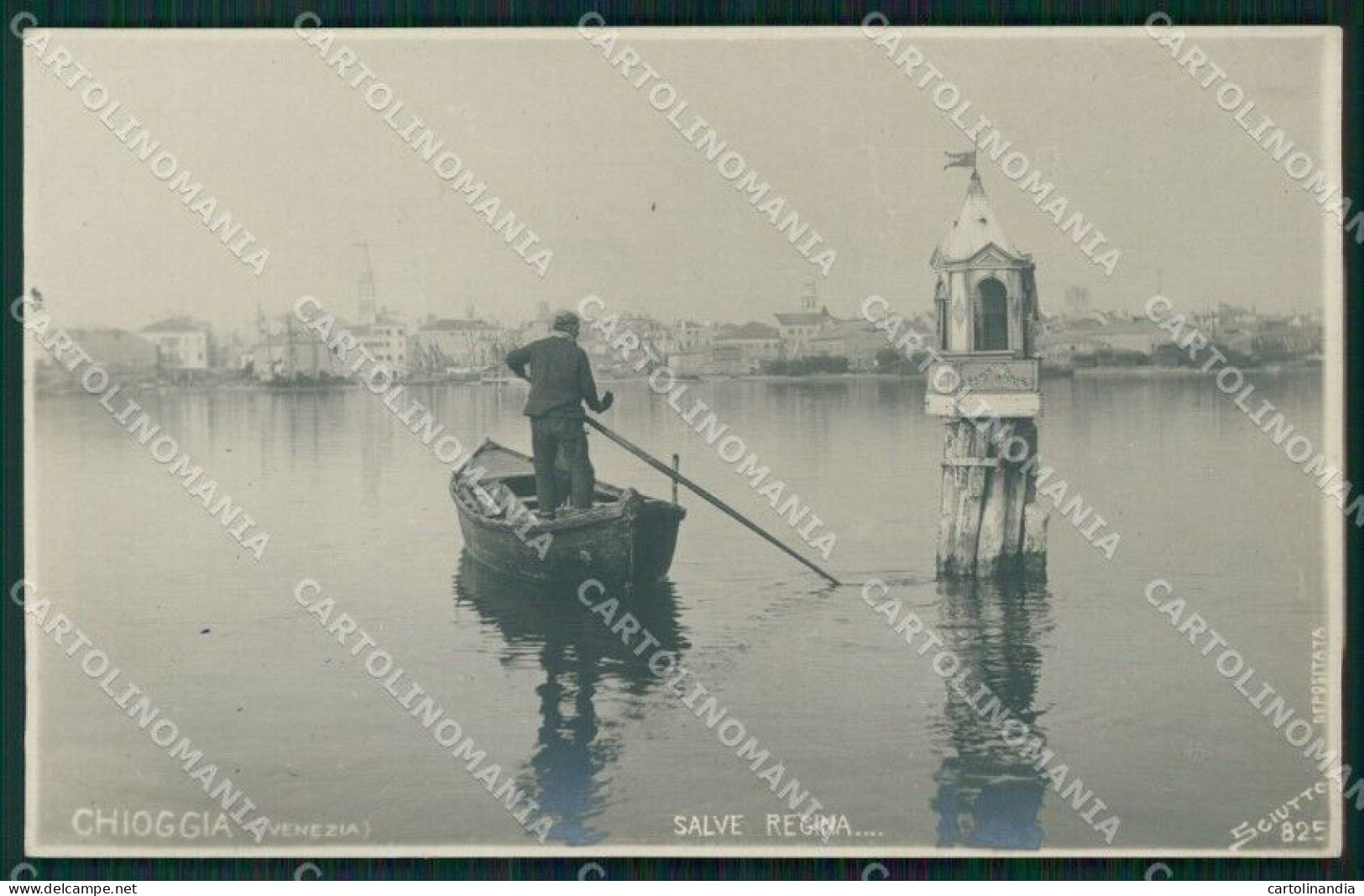 Venezia Chioggia Barca Sciutto 825 Foto Cartolina QT3989 - Venezia (Venice)