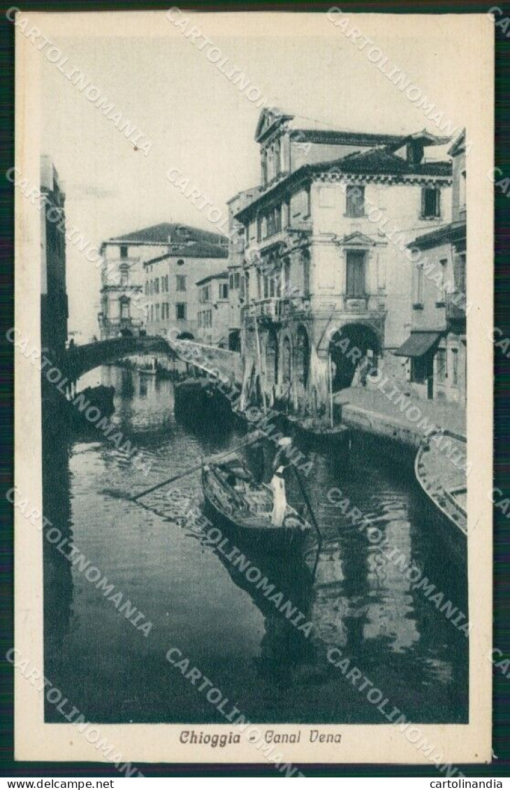 Venezia Chioggia Canal Vena Cartolina QT3999 - Venezia (Venedig)