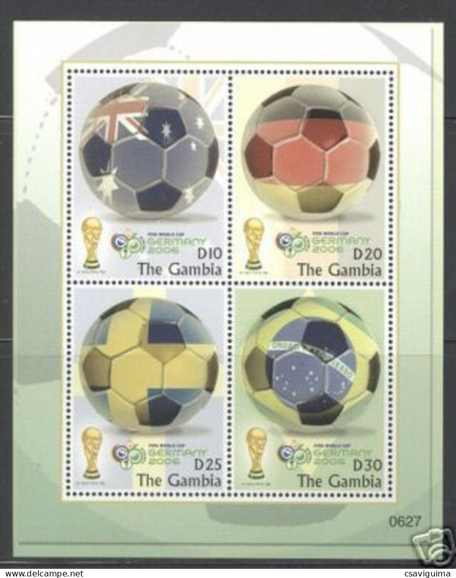 Gambia - 2006 - World Cup - Yv 4580/83 - 2006 – Alemania