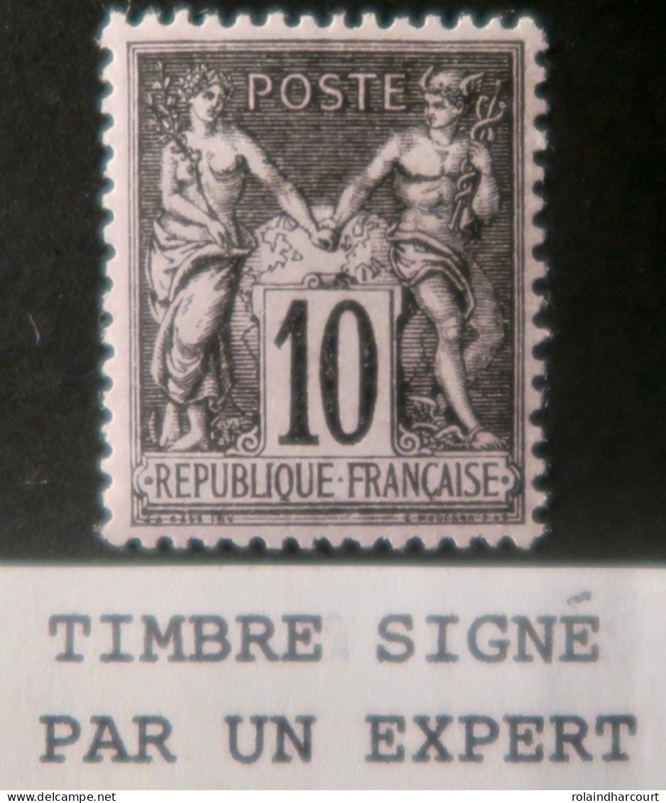 LP3028/21 - FRANCE - SAGE TYPE II N°89 NEUF* LUXE - TRES BON CENTRAGE >>> Signé JAMET Expert - 1876-1898 Sage (Type II)