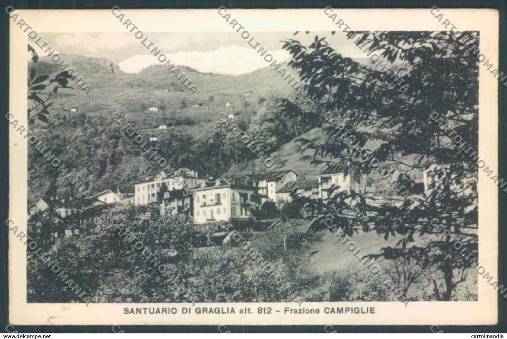 Biella Graglia Campiglie Cartolina ZT5697 - Biella