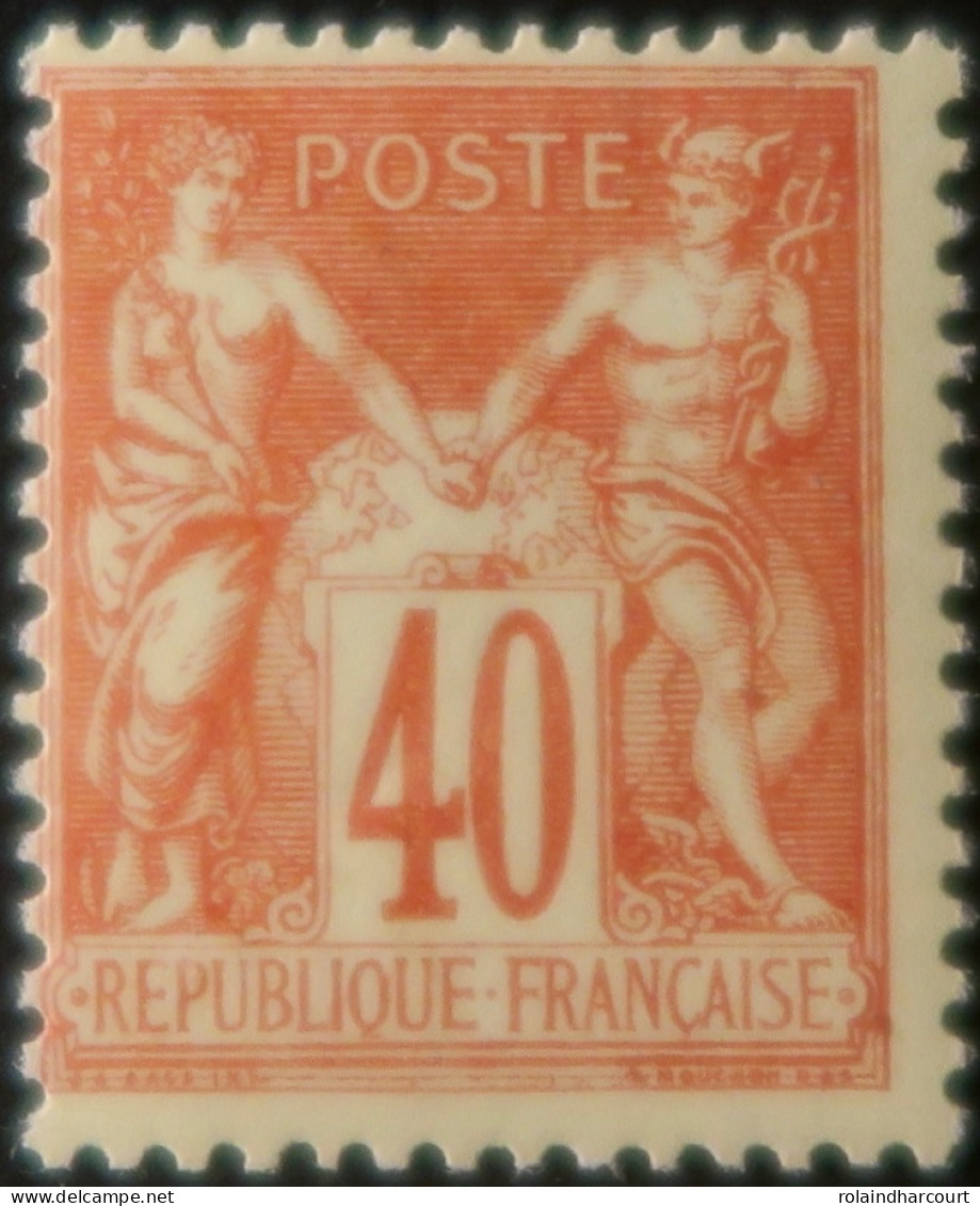 X1097 - FRANCE - SAGE TYPE II N°94 NEUF(*) Gomme Non Originale - 1876-1898 Sage (Type II)