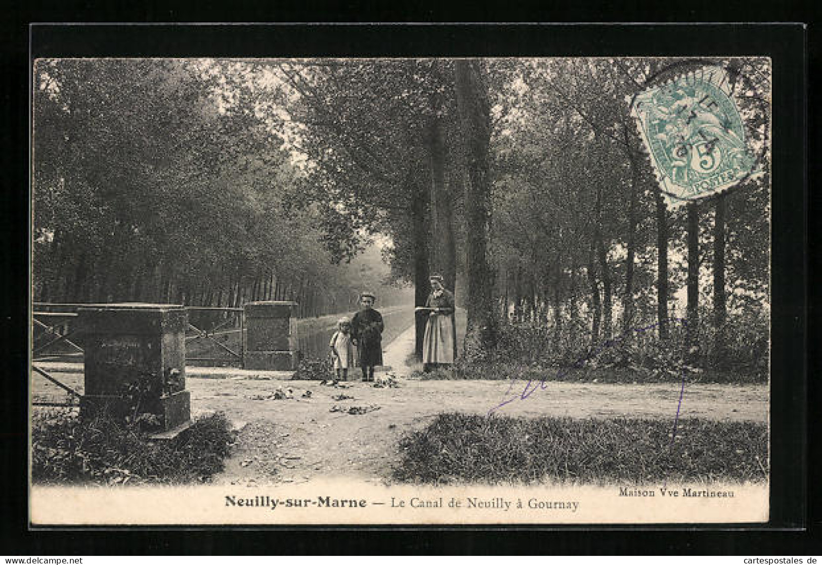 CPA Neuilly-sur-Marne, Le Canal De Neuilly à Gournay  - Neuilly Sur Marne