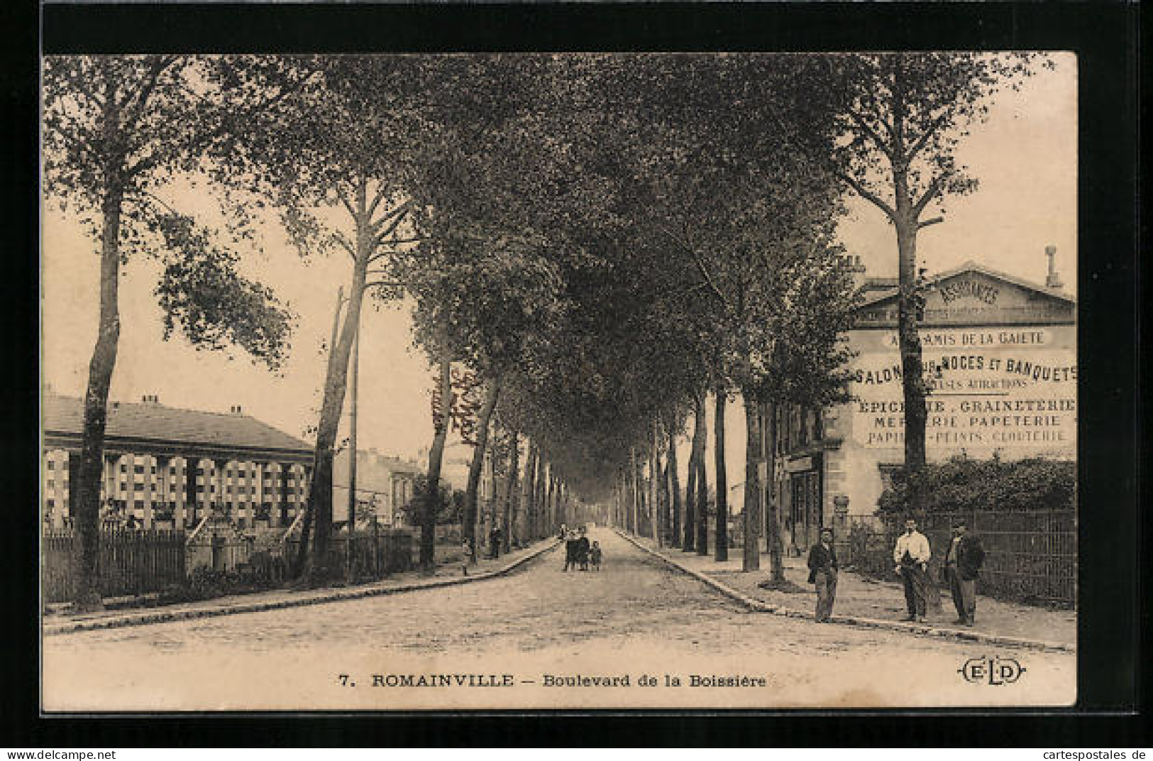 CPA Romainville, Boulevard De La Boissière  - Romainville