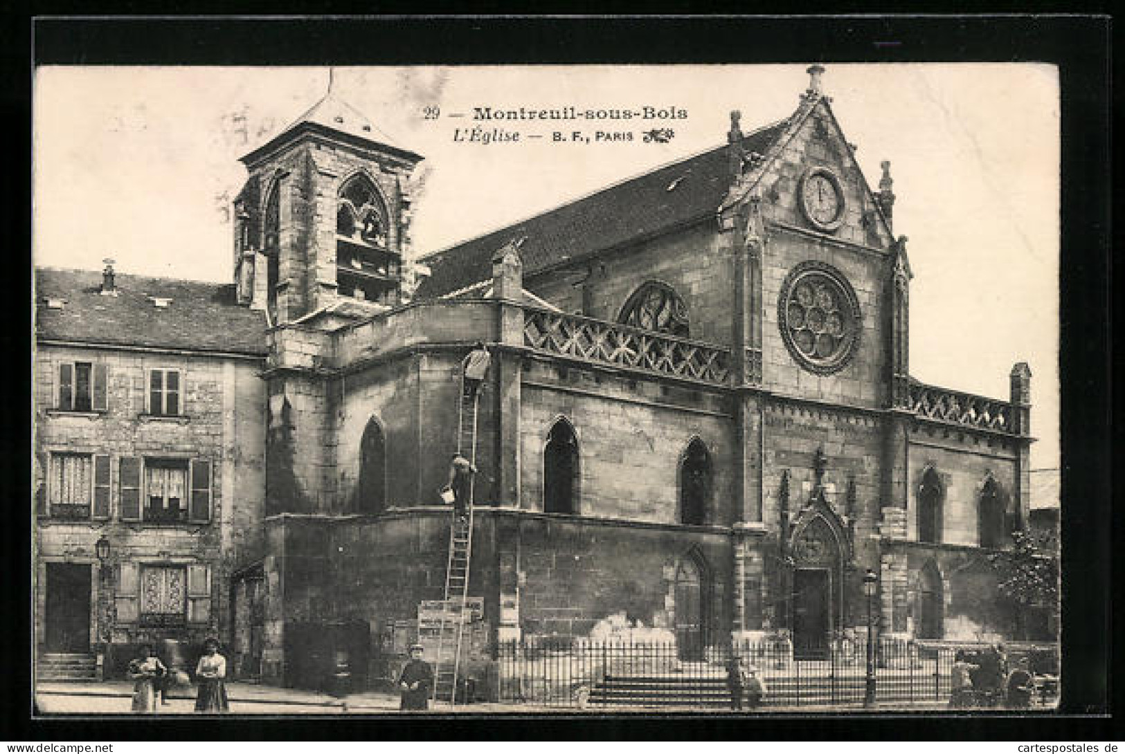 CPA Montreuil-sous-Bois, L`Eglise  - Montreuil