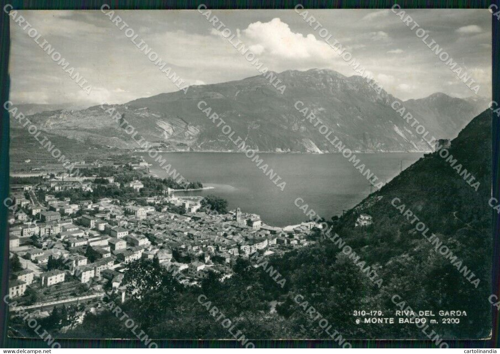 Trento Riva Del Garda Lago Di Monte Baldo FG Foto Cartolina KB5539 - Trento