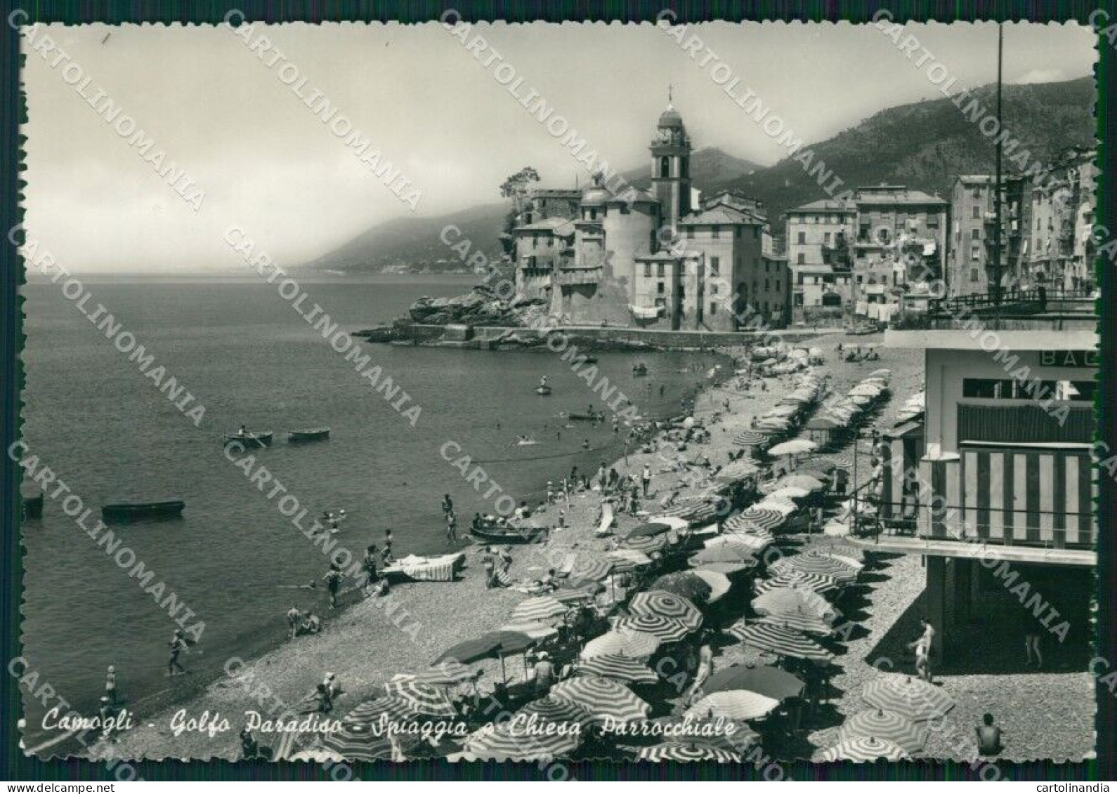 Genova Camogli Golfo Paradiso FG Foto Cartolina KB5544 - Genova (Genoa)