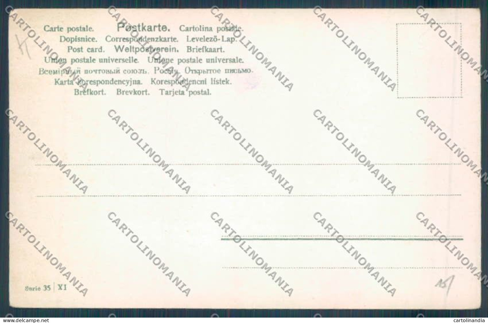 Palermo Carretto Siciliano Asino Cartolina ZT8423 - Palermo