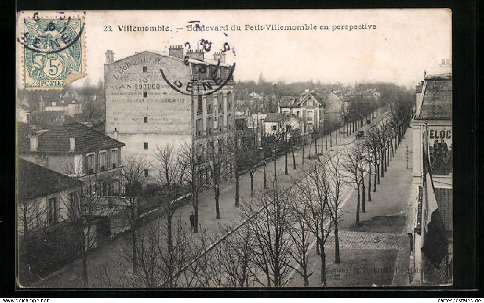 CPA Villemomble, Boulevard Du Petit-Villemomble En Perspective  - Villemomble