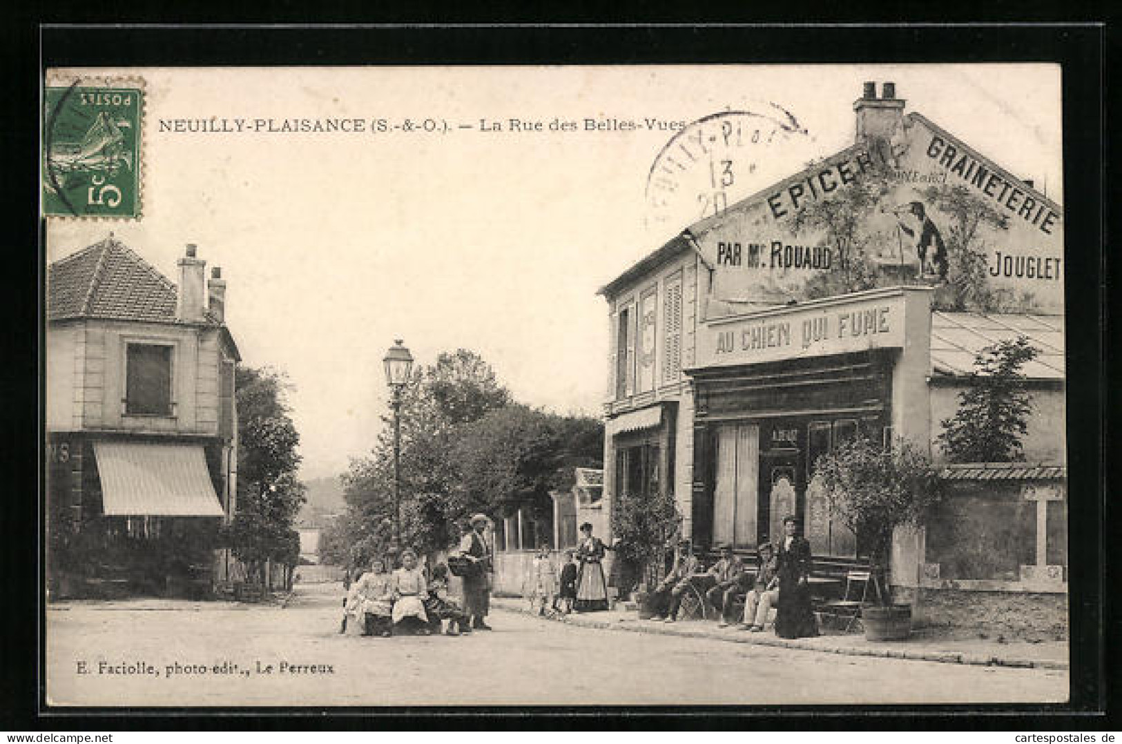 CPA Neuilly-Plaisance, La Rue Des Belles-Vues  - Neuilly Plaisance