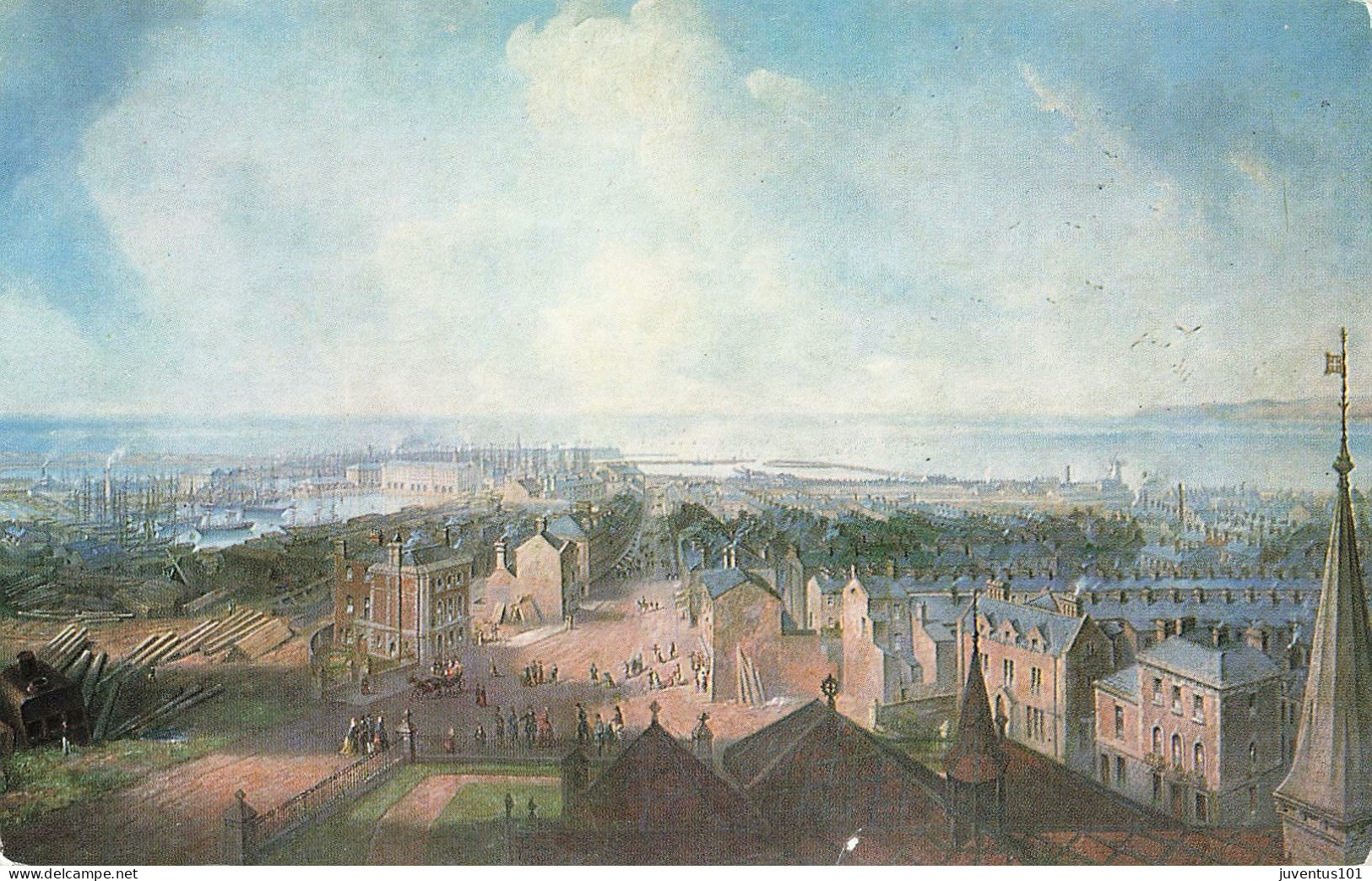 CPSM West Hartlepool From The Tower Of Christ-Carmichael      L2865 - Peintures & Tableaux