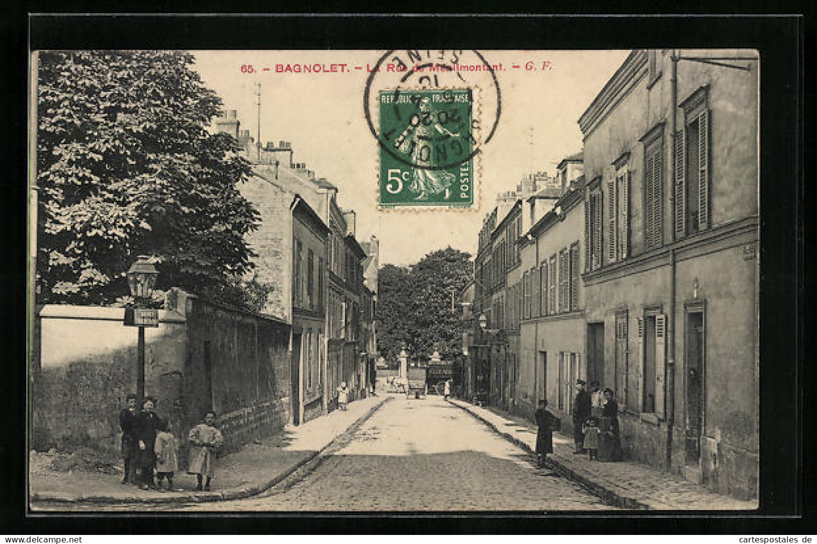 CPA Bagnolet, La Rue De Menilmontant  - Bagnolet