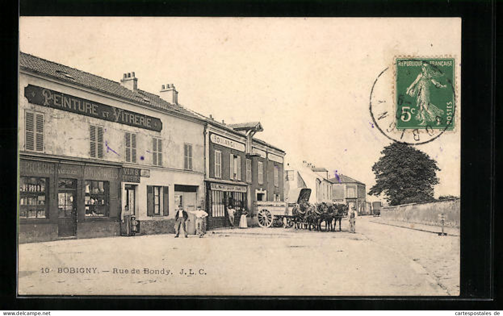 CPA Bobigny, Rue De Bondy  - Bondy