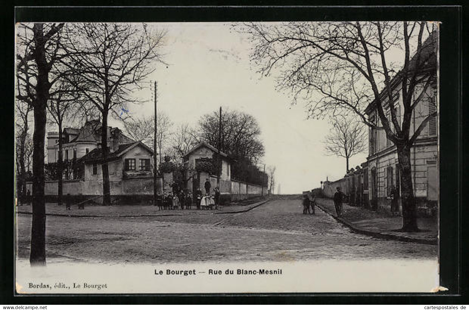 CPA Le Bourget, Rue Du Blanc-Mesnil  - Le Bourget