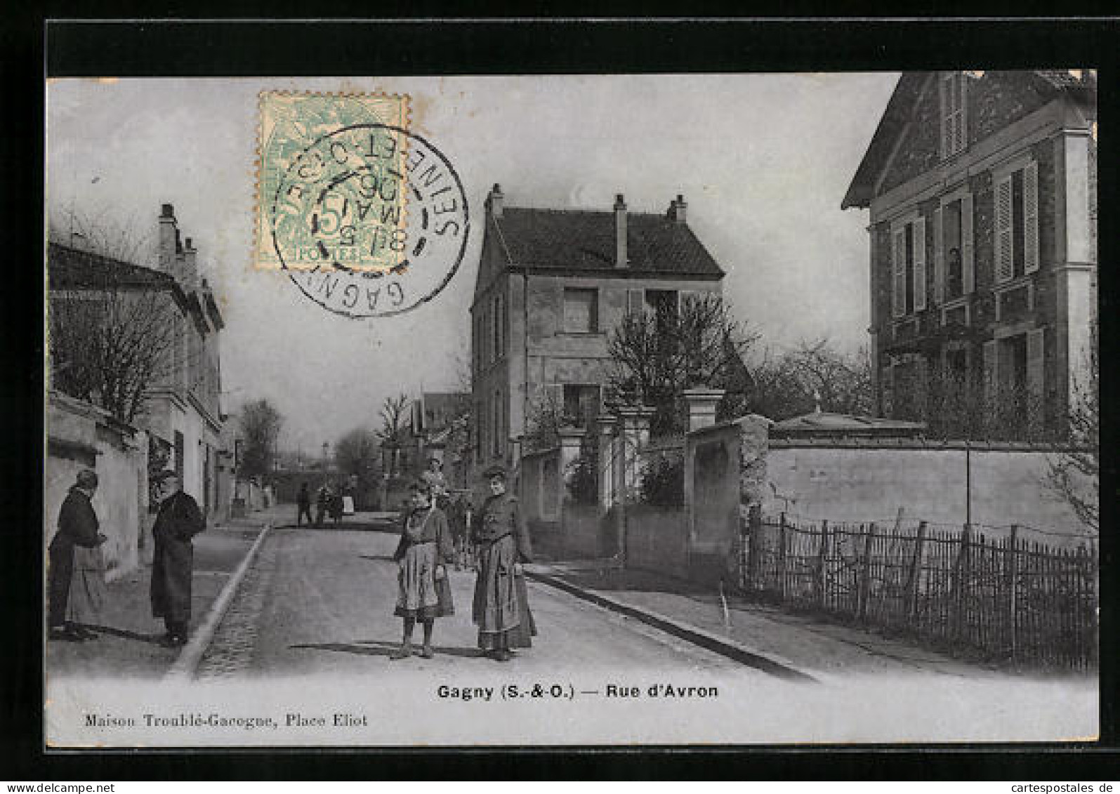 CPA Gagny, Rue D`Avron  - Gagny