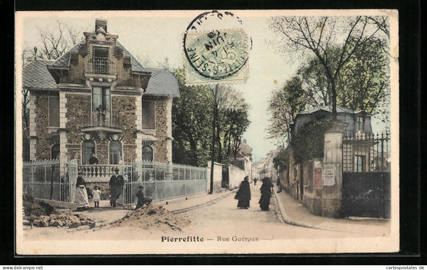 CPA Pierrefitte, Rue Guéroux  - Other & Unclassified