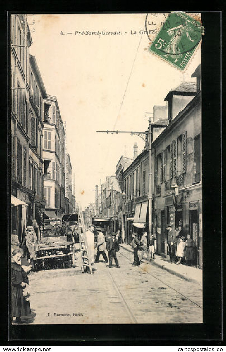 CPA Pré-Saint-Gervais, La Grande Rue  - Otros & Sin Clasificación