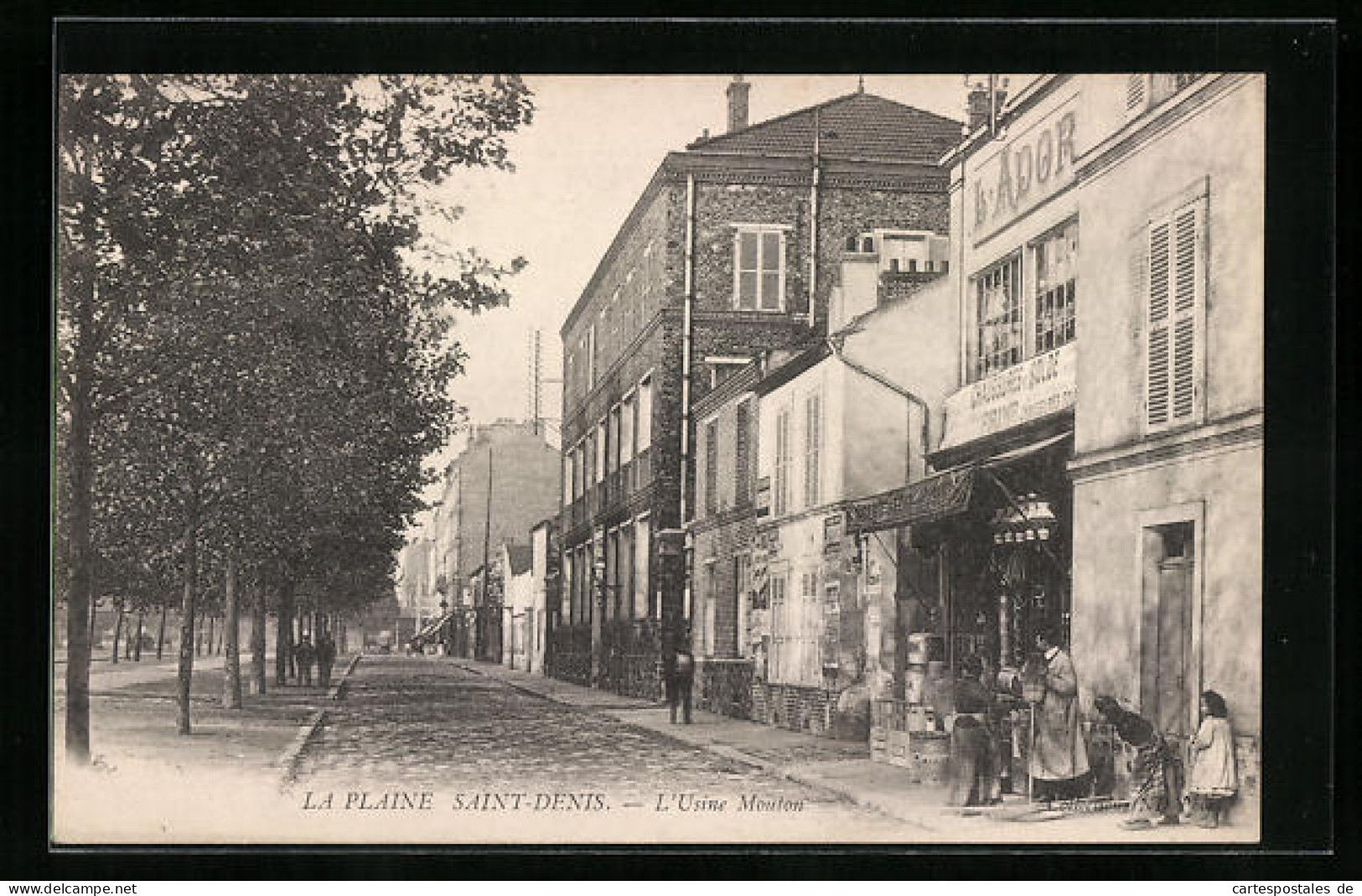 CPA La Plaine-Saint-Denis, L`Usine Mouton  - Saint Denis