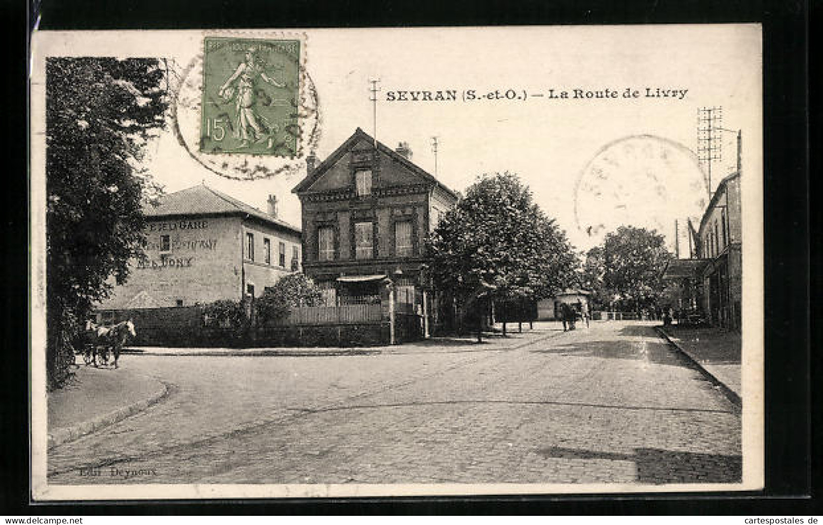 CPA Sevran, La Route De Livry  - Sevran