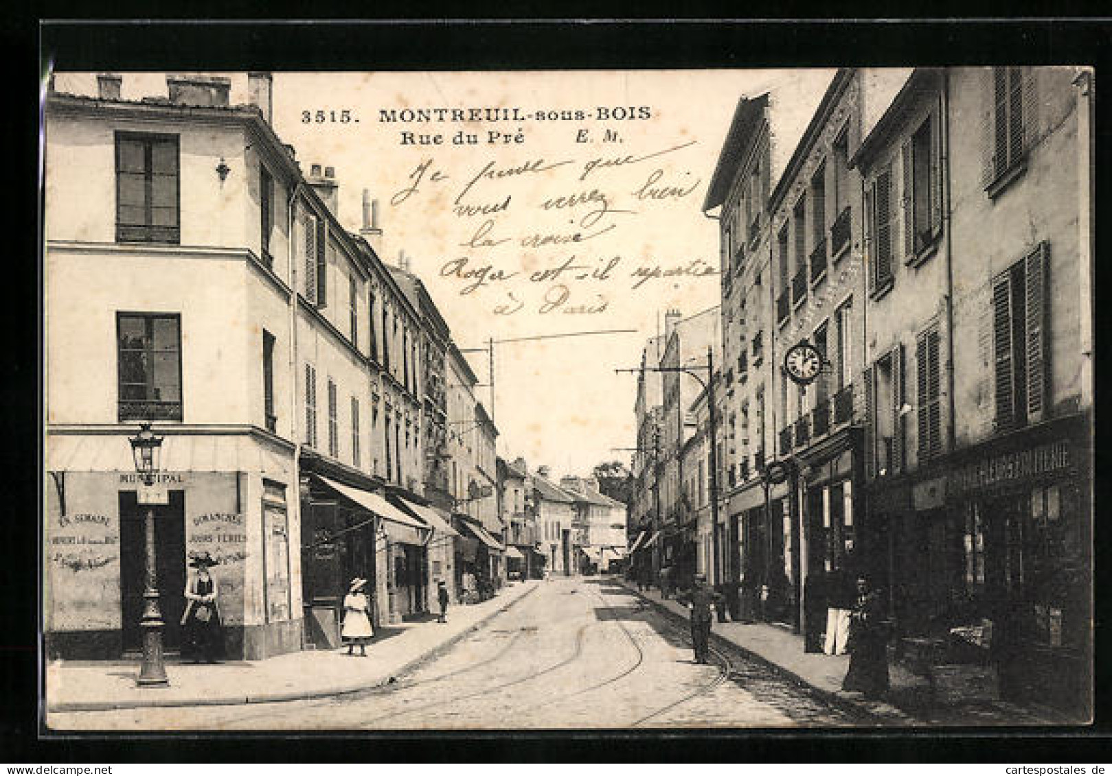 CPA Montreuil-sous-Bois, Rue De Pré  - Montreuil