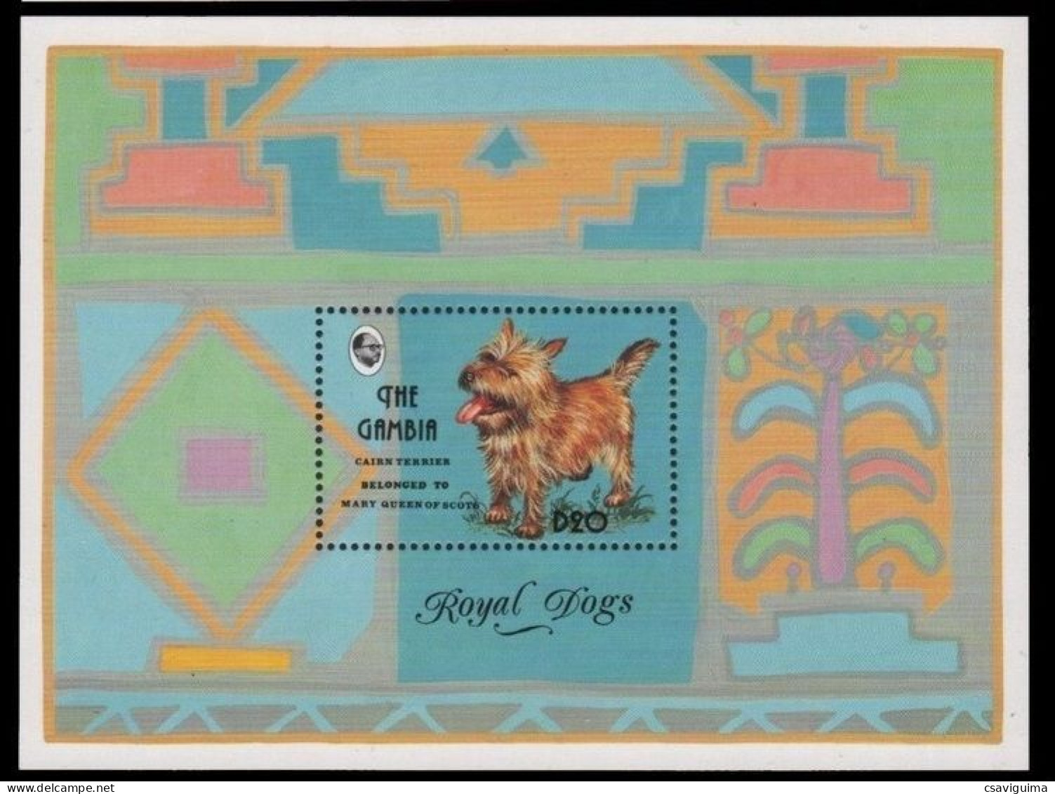 Gambia - 1993 - Dogs: Cairn Terrier - Yv Bf 207 - Chiens