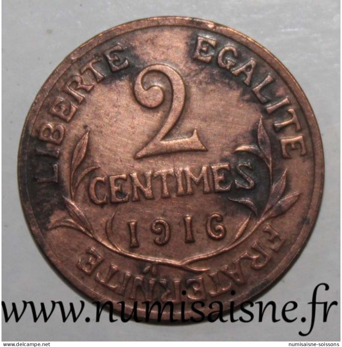 GADOURY 107 - 2 CENTIMES 1916 - TYPE DUPUIS - KM 841 - TTB - 2 Centimes