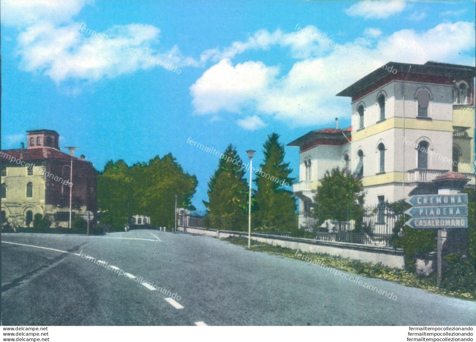 P285 Cartolina Asola Viale Stazione Provincia Di Mantova - Mantova