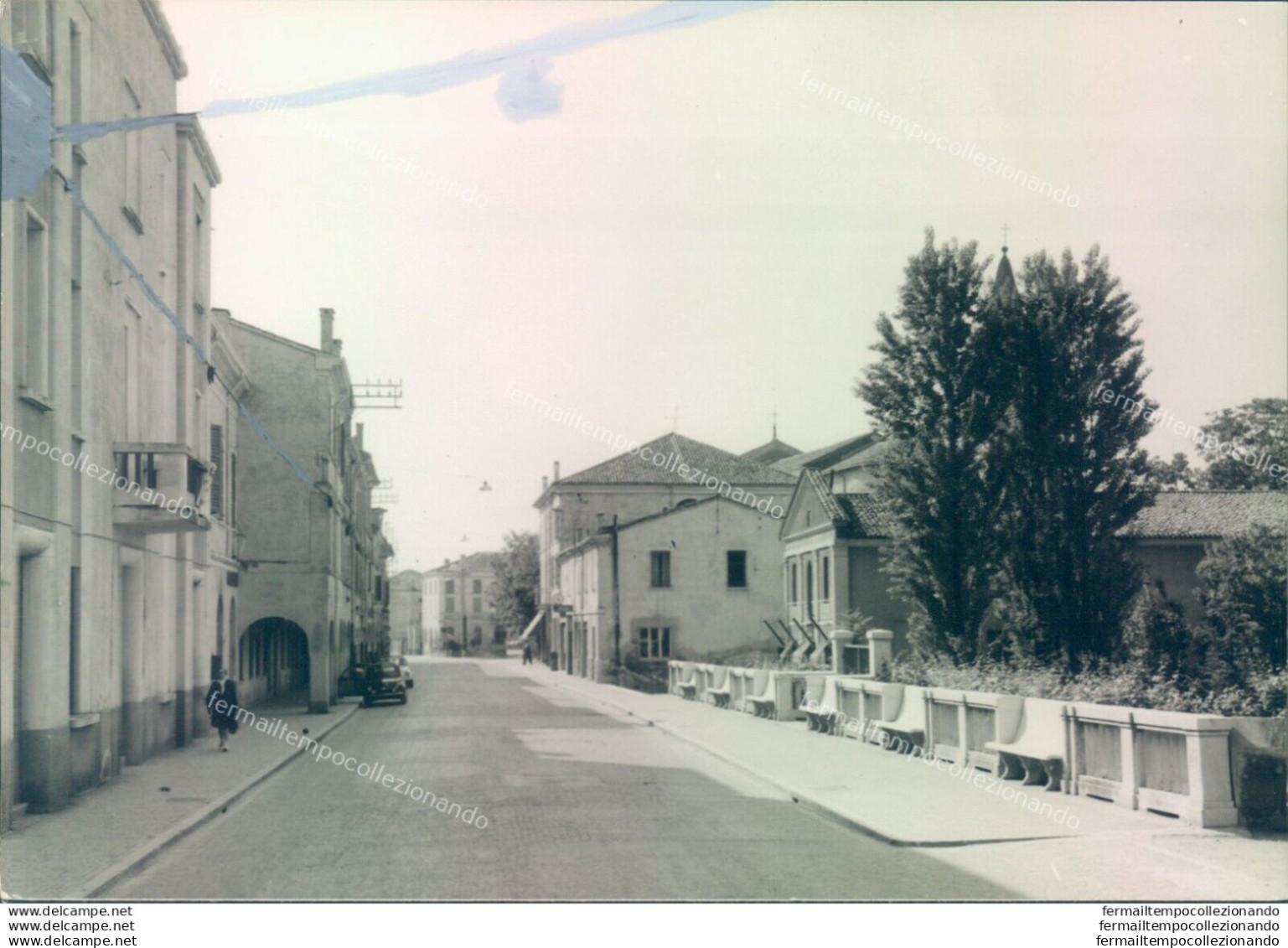 P537 Bozza Fotografica Sustinente Via Xx Settembre Provincia Di Mantova - Mantova