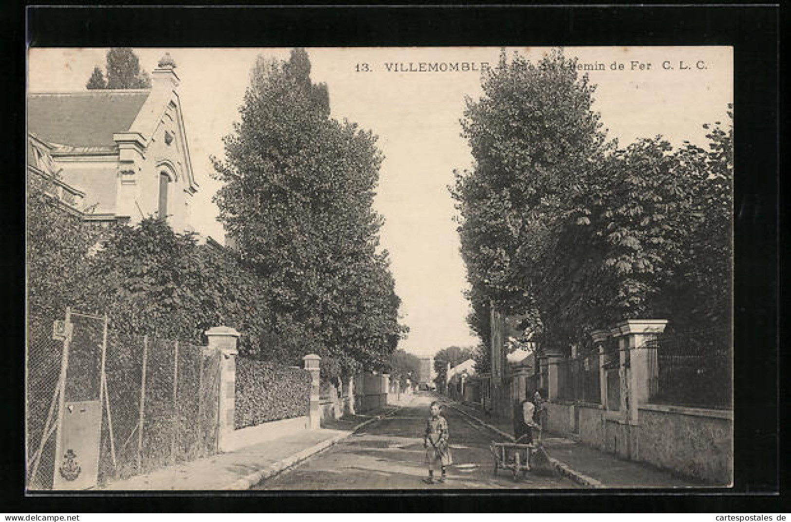 CPA Villemomble, Rue Du Chemin Du Fer  - Villemomble