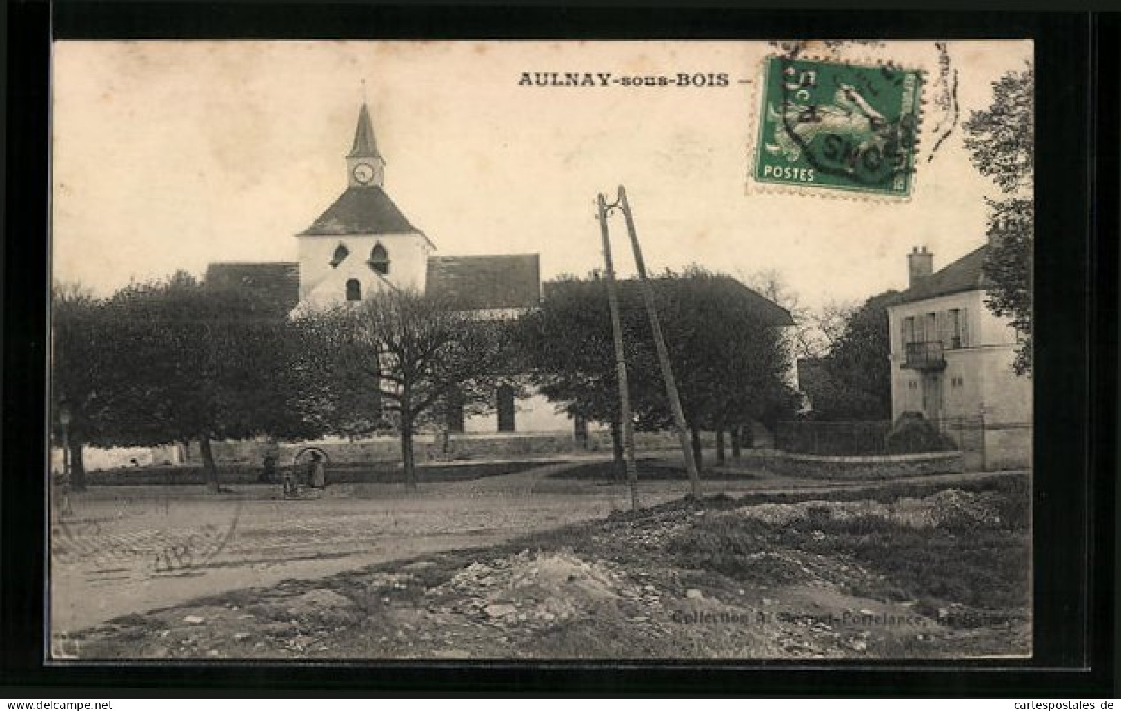 CPA Aulnay-sous-Bois, L'Église  - Aulnay Sous Bois